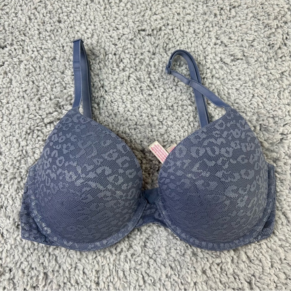 Victoria's Secret Bra PINK Wear Everywhere T-Shirt Lightly Lined Lace Basic Sexy